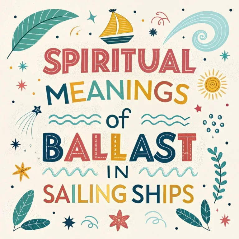 13 Spiritual Meanings of Ballast in Sailing Ships: Deep Insights